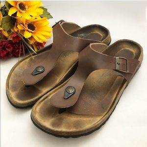 Betula by Birkenstock Flipflops Brown Size 8
